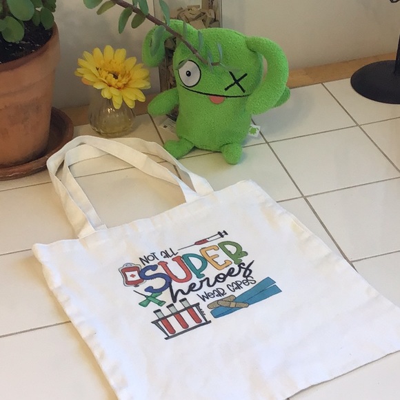 Handbags - Cute Canvas Nurse Tote (#4)